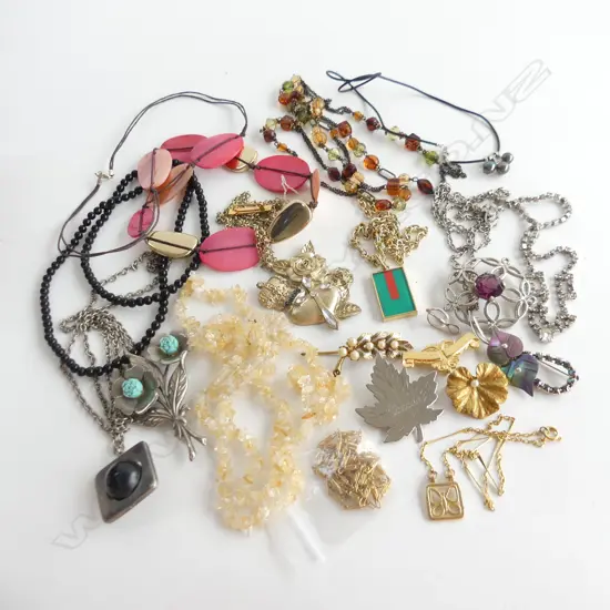 BAG ASST COSTUME JEWELLERY NECKLACES ETC