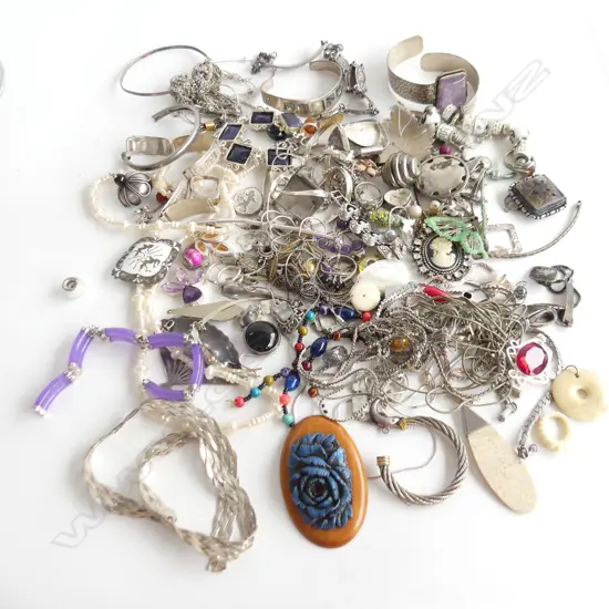 BAG ASST SCRAP SILVER JEWELLERY ETC.