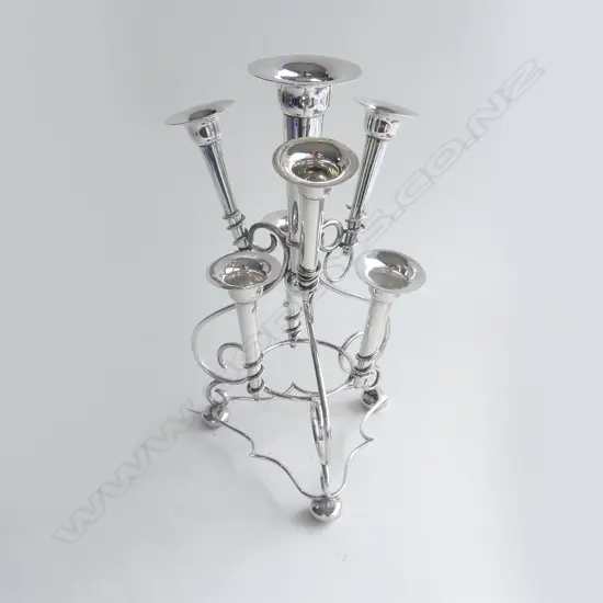 SILVER PLATE EPERGNE H.390mm