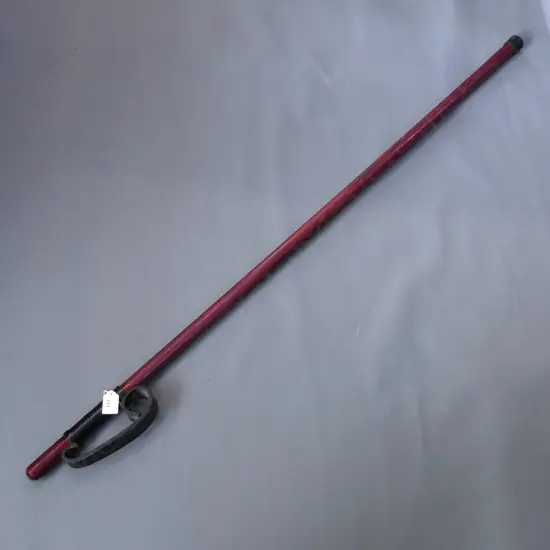 WALKING STICK w. LEATHER HANDLE L.1230mm