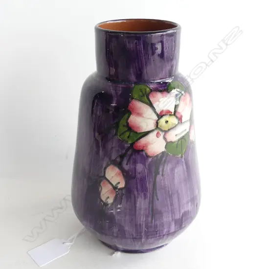 PURPLE COLOURWAY TORQUAY VASE H. 195mm