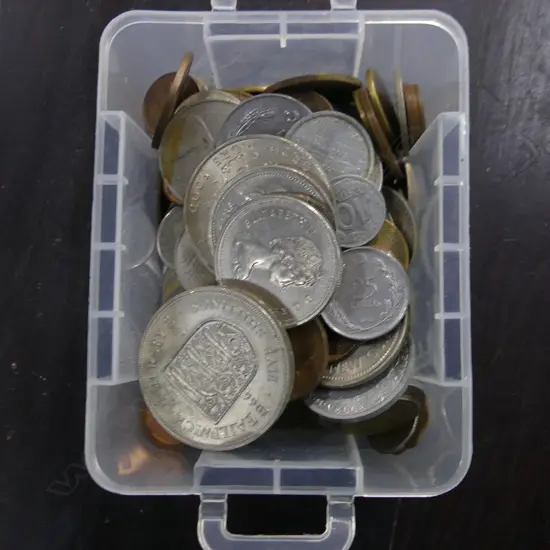 SM CONTAINER ASST OLD WORLD COINS