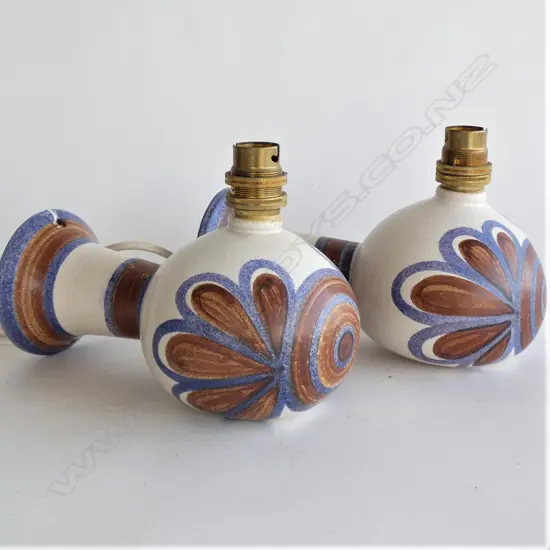 PR ANNEKE BORREN POTTERY WALL LAMPS WIRED L.200mm no plugs