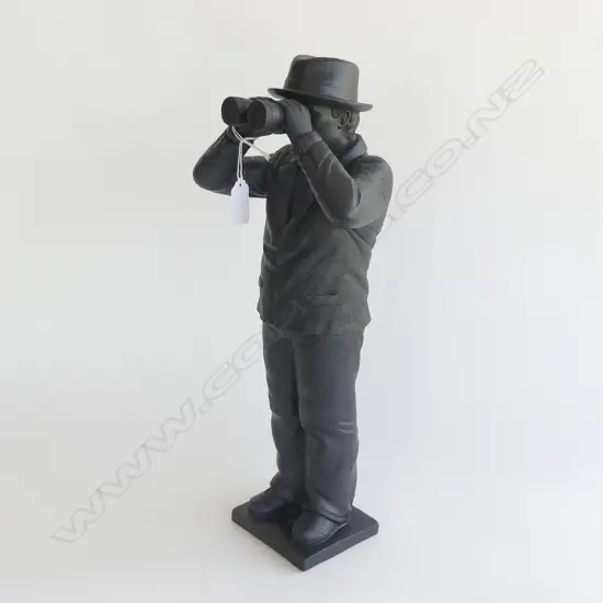 OTTMAR HORL BINOCULAR MAN; BLACK PLASTIC H.410mm