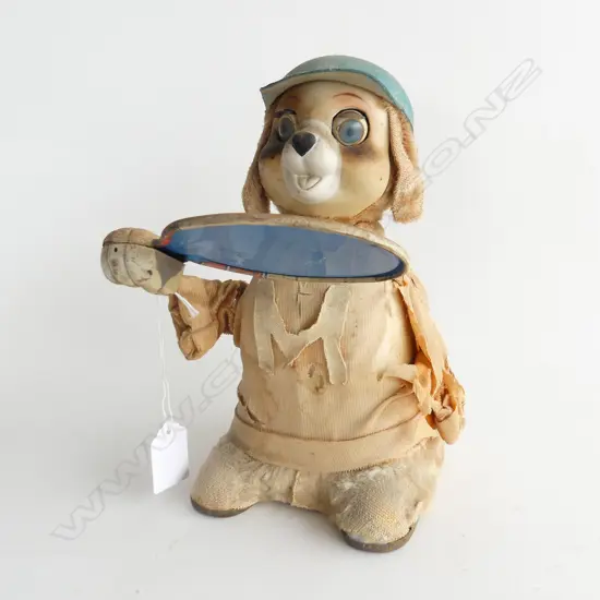 VINTAGE TENNIS RABBIT TOY AF H.230mm