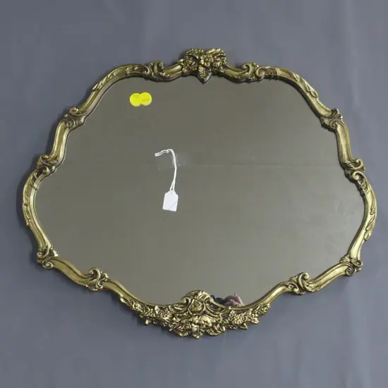 GILT FRAMED MIRROR 540x650mm