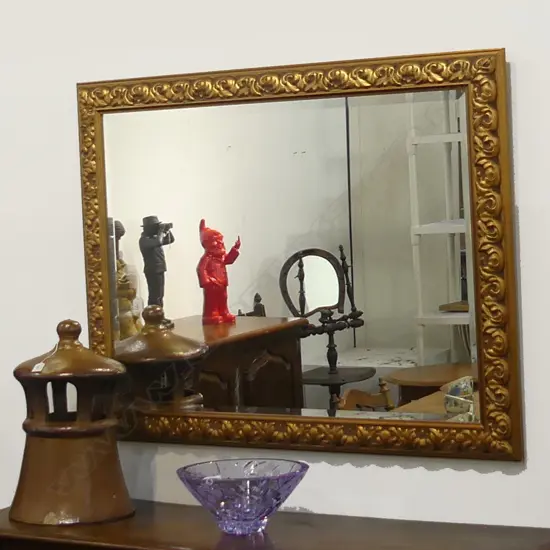 LGE GILT FRAMED MIRROR 1200x920mm