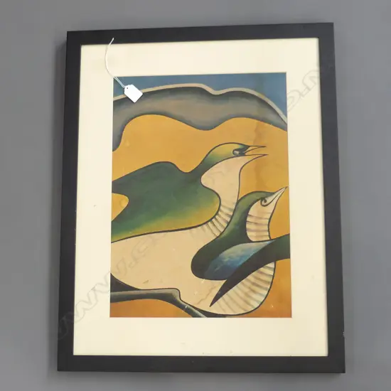 DON BINNEY EXHIBITION POSTER 'PIPIWHARAUROA' AF 470x340mm