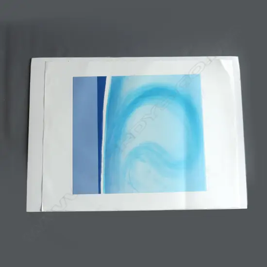 RODNEY FUMPSTON 'BLUE LAGOON II' 495x450mm 39/40 UNFRAMED PRINT 