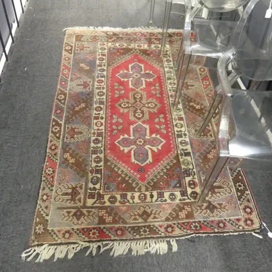 HAND KNOTTED ALL WOOL RUG  1870 X 1150 MM