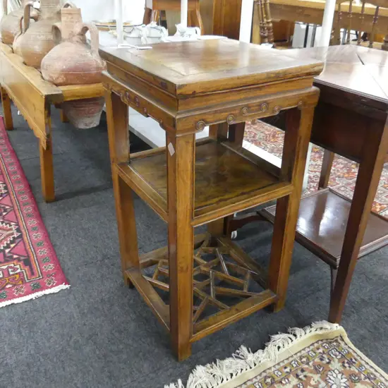 TWO TIER CHINESE TABLE /STAND