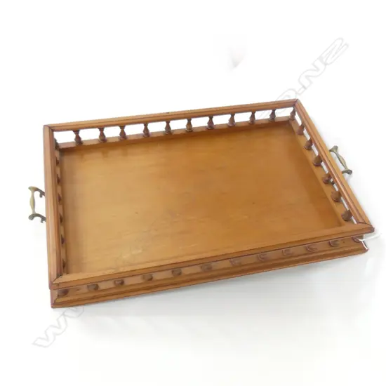 VINTAGE WOODEN TRAY 610x400mm