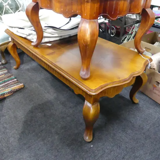 WOODEN COFFEE TABLE 1250x600x430mm