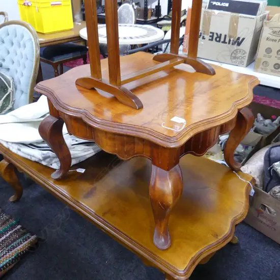 SQUARE WOODEN SIDE TABLE 650x650x420mm