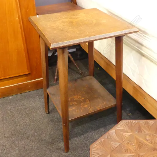 2 TIER  HORSESHOE DESIGN POKER WORK STAND 510SQ X 830MM