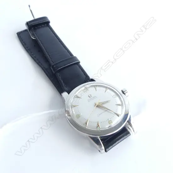 VINTAGE STAINLESS STEEL OMEGA SEAMASTER GENTS WRIST WATCH