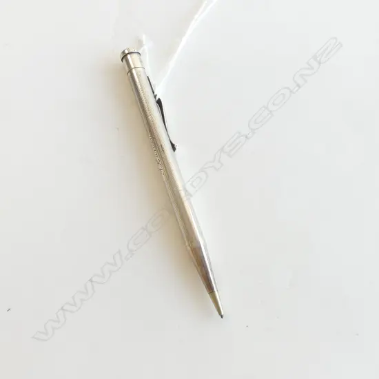 STG SILVER PROPELLING PENCIL (WORKING) LONDON 1947?  21GMS
