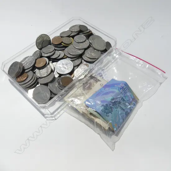 ASST. NZ CURRENCY COINS & NOTES
