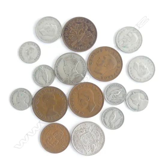 16 NZ COLLECTABLE YEAR COINS, SMALL MINT