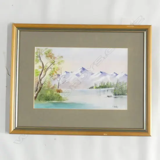 STORKEY, Thelma (NZ), A Canadian Scene, W/C, signed & dated 1986, 190mm x 290mm