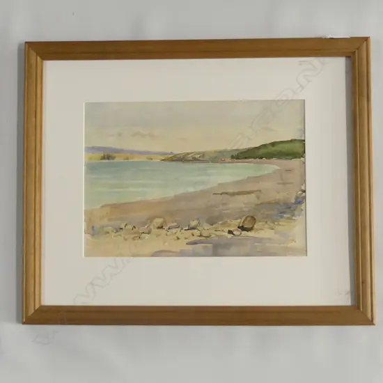 UNKNOWN (NZ), New Zealand Coastal Inlet, W/C, 245mm x 350mm