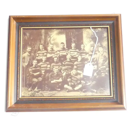 PRICE, Thomas Edward (NZ 1863-1928), Masterton Football First XV, 1891, Photo print, 190mm x 240mm