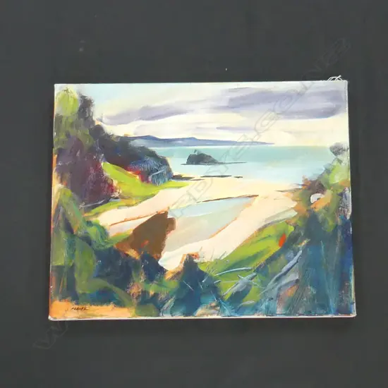 JOHN HORNER 'TAWHARANUI' ACRYLIC ON CANVAS 405x510mm