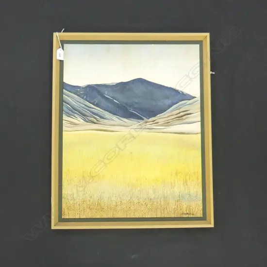 RITA BLAKELEY 'THE BILLY SADDLE' W/C & PVA 545x430mm