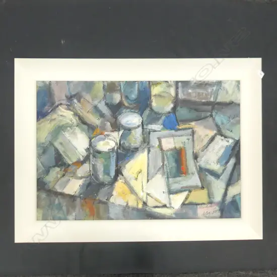 PETER REID NZ, UNNAMED STILL LIFE ABSTRACT, OIL ON BOARD (545 X 810MM)