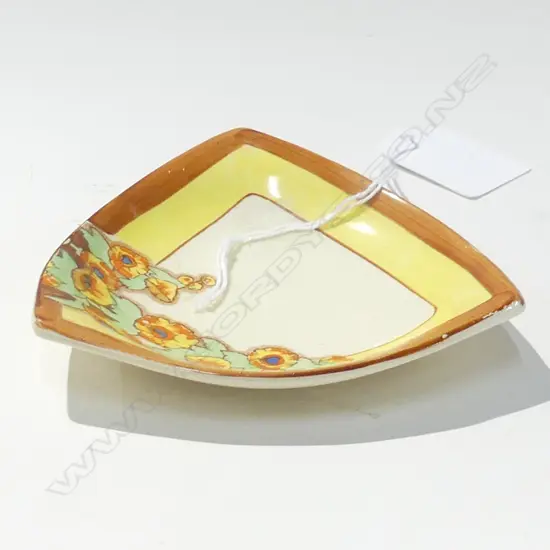 CLARICE CLIFF SUNSHINE BON BON DISH W100MM
