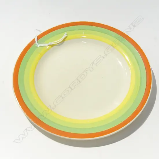 CLARICE CLIFF BANDED WINDBELLS SIDE PLATE  W150MM