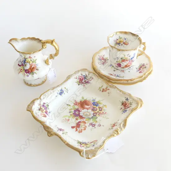 3 PCS HAMMERSLY CHINA JUG110MM DISH W180MM& CSP LADY PATRICIA PAT