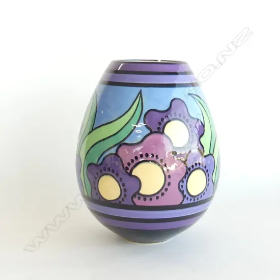 SUSAN FIRTH NZ POTTERY VASE 1992 H.215mm