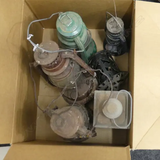 6 ASST. VINTAGE LANTERNS H.280mm