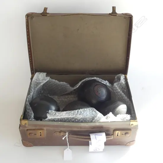 CASE OF 4 BOWLING BALLS