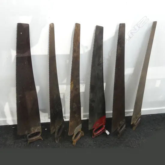 6 VINTAGE SAWS L.850mm