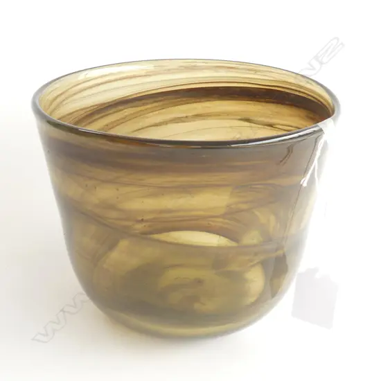 TONY KUIPERS ART GLASS BOWL H.140mm / 170mm dia