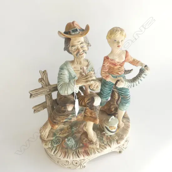 CAPIDEMONTE FIGURE GROUP MAN& CHILD H320MM