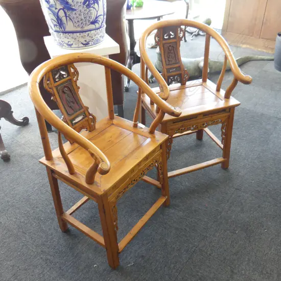 PR WOODEN CHINESE CHAIRS
