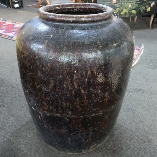 LARGE CERAMIC FLOOR VASE POT H.760mm