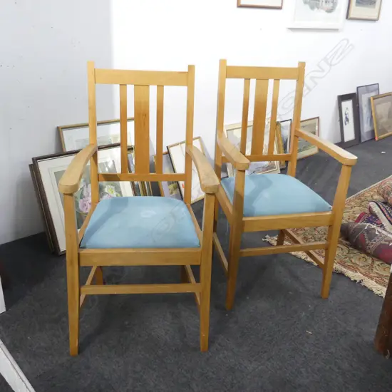 PR RIMU ARTS & CRAFTS DINING CHAIRS