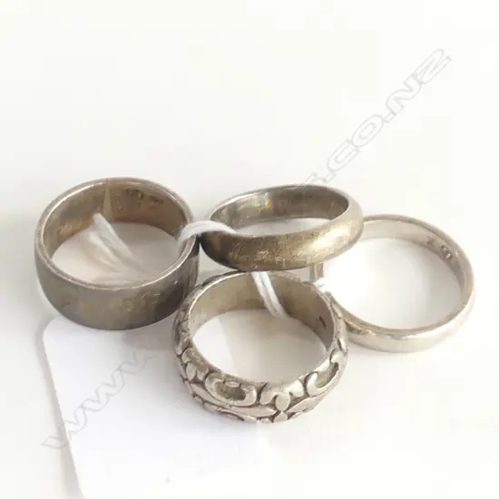 4 STG RINGS 26.8 GRAMS