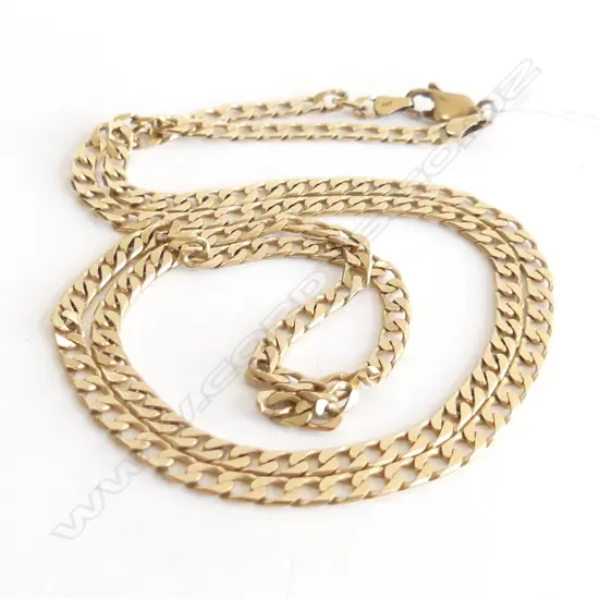 9CT GOLD CHAIN 12.6 GRAMS 64CM LONG