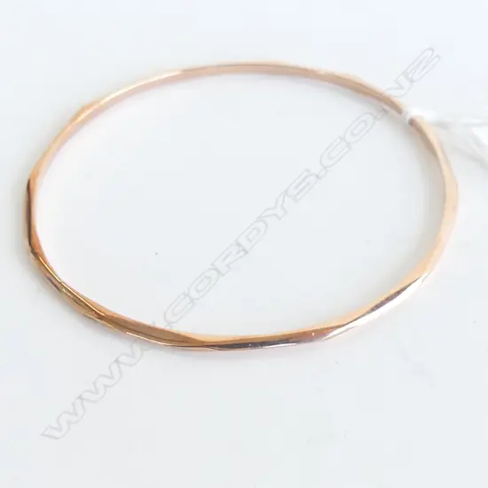 9CT ROSE GOLD BANGLE 7.8GMS 