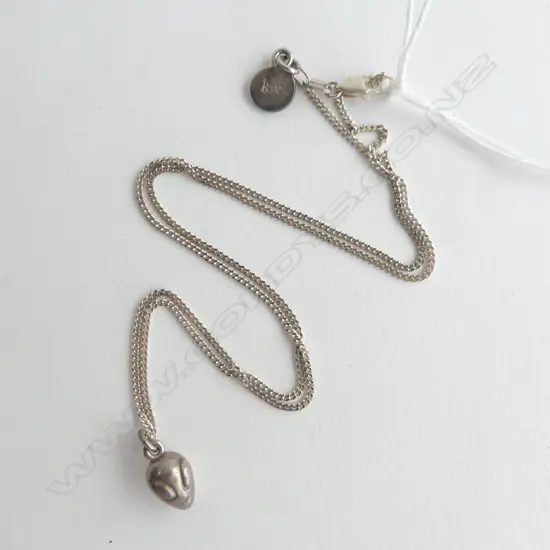 STG SILVER KAREN WALKER ALIEN NECKLACE 450mm