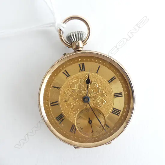9CT GOLD POCKET WATCH 30.37gm including movement