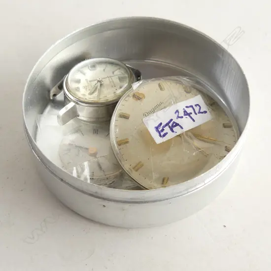 BREITLING LADIES VINTAGE WATCH NO STRAP & 2 WATCH MOVEMENTS