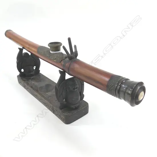 OPIUM PIPE + STAND, L. 500mm