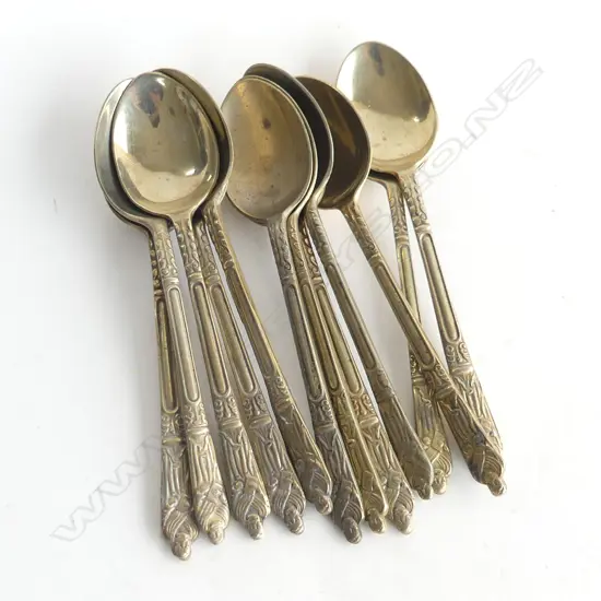 12 BRASS APOSTLE SPOONS 