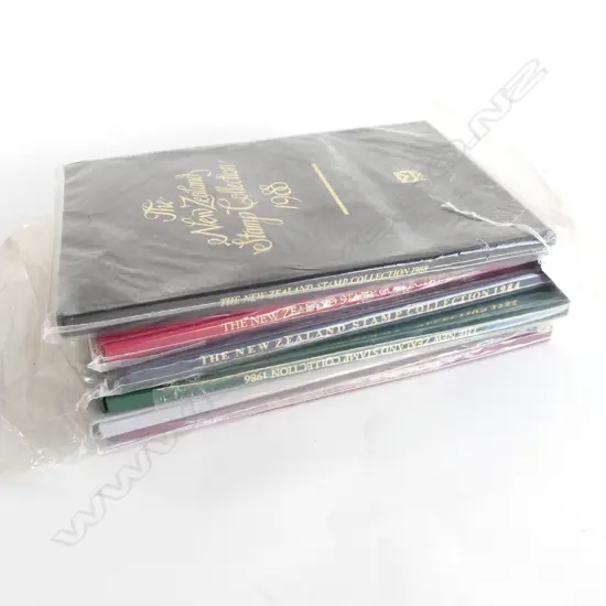 6 NZ STAMP COLLECTIONS; 1984-89